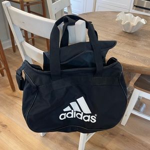Never used black adidas duffle bag
